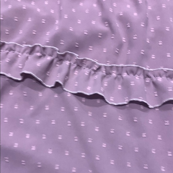 BloomChic Mauve Swiss Dot Ruffled Pocketed Tiered Maxi Sundress NWOT - Picture 10 of 12